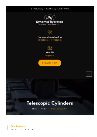 How Telescopic Cylinders Improve Hydraulic Systems