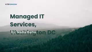 Managed IT Services in Washington DC