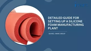 Silicone Foam Manufacturing Plant Project Report
