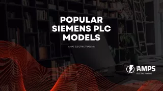 Popular Siemens PLC Models | Siemens supplier in Qatar | AMPS Electric Trading