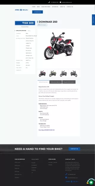 Bajaj Dominar 250 On Road Price In Bangalore - Mileage, Top Speed