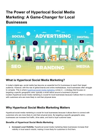 The Power of Hyperlocal Social Media Marketing_ A Game-Changer for Local Businesses (1)