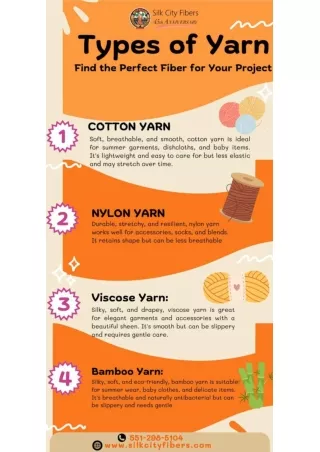 Types of Yarn: Find the Perfect Fiber for Your Project