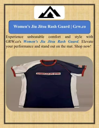 Women's Jiu Jitsu Rash Guard   Grw.co