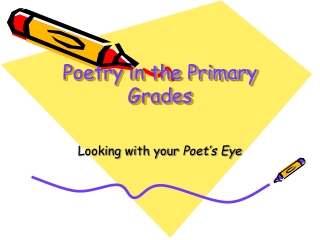 Poetry in the Primary Grades