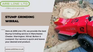 Stump Grinding Wirral