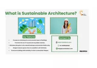 what is Sustainable Architecture