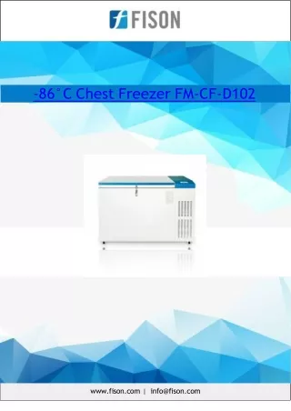 -86°C Chest Freezer 730 L