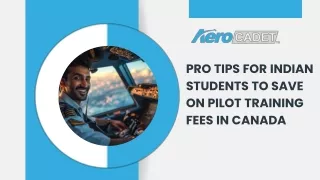 Pro Tips for Indian Students to Save on Pilot Training Fees in Canada