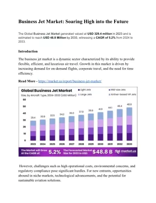 Business Jet Market_ Soaring High into the Future