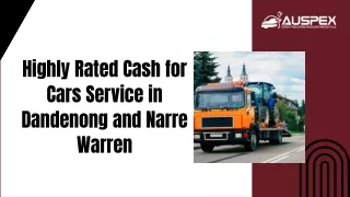 Highly Rated Cash for Cars Service in Dandenong and Narre Warren