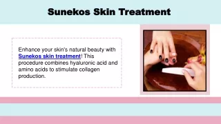 Sunekos Skin Treatment