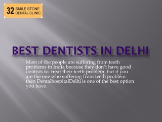 best dentist in delhi