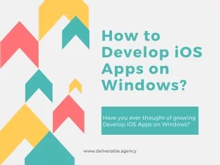 How to develop ios apps on window?