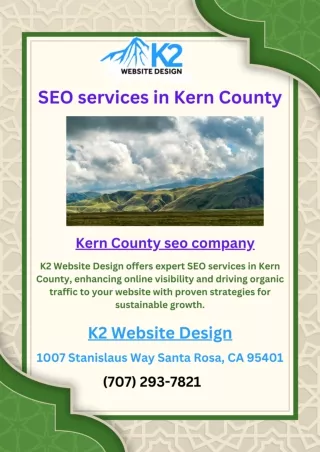 SEO services in Kern County