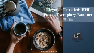 Elegance Unveiled HHI Pune's Exemplary Banquet Halls