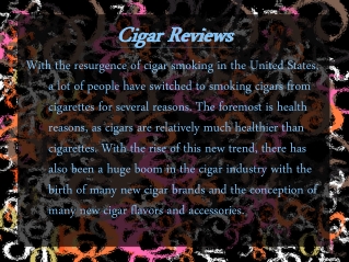 Cigar Reviews