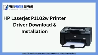 HP Laserjet P1102w Printer Driver Download & Installation (1)