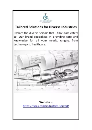 Tailored Solutions for Diverse Industries