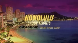 Honolulu Group Flights