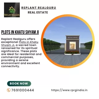 Plots in Khatu Shyam Ji