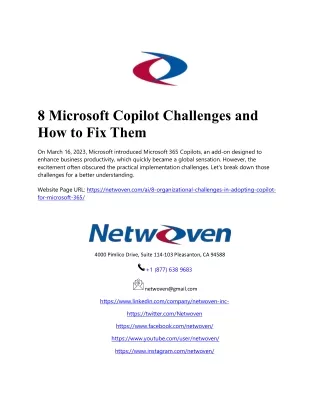 8 Microsoft Copilot Challenges and How to Fix Them