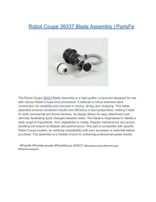 Robot Coupe 39337 Blade Assembly _ PartsFe