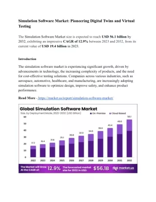 Simulation Software Market_ Pioneering Digital Twins and Virtual Testing
