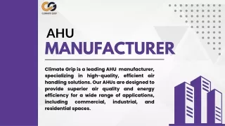 AHU Manufacturer
