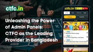 Enhance Your Business with Best Admin Panel Provider in Bangladesh