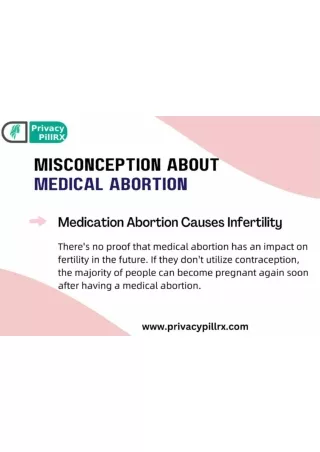 Misconceptions About Medical Abortion