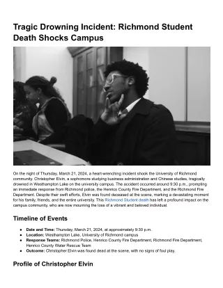 Tragic Drowning Incident_ Richmond Student Death Shocks Campus