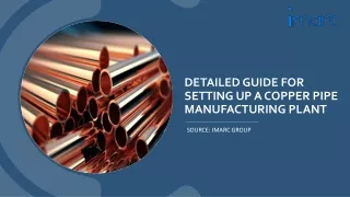Setting Up a Copper Pipe Manufacturing Unit PDF