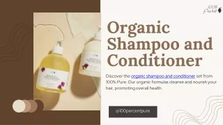 Best All Natural Shampoo and Conditioner Set