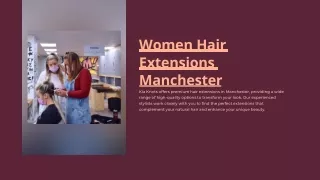 Women Hair Extensions Manchester