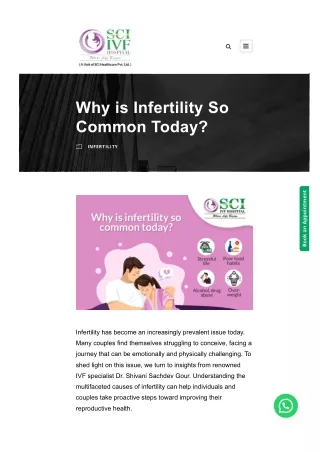 Why is Infertility So Common Today