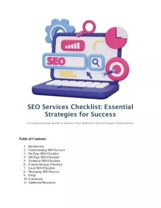 SEO Services Checklist - Essential Strategies for Success by Site Invention