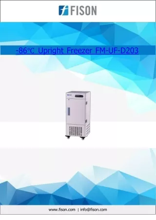 -86°C Upright Freezer 28 L