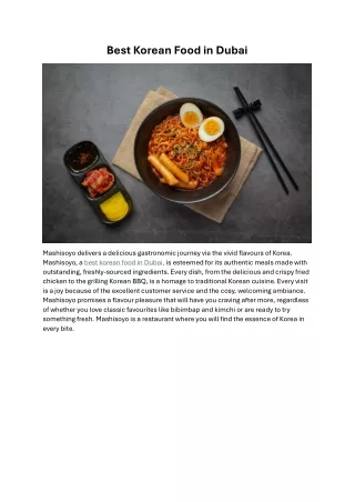 best korean food in dubai