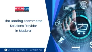 The Leading E Commerce Solutions Provider in Madurai MyTagCart