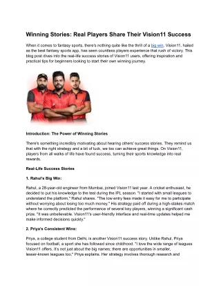Winning Stories_ Real Players Share Their Vision11 Success