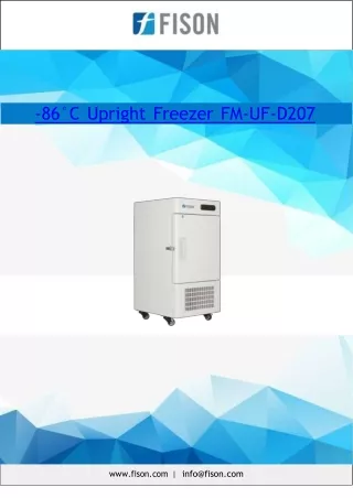-86°C Upright Freezer 50 L