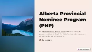 Exploring the Alberta PNP: Your Gateway to a Bright Future