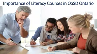 Importance of Literacy Courses in OSSD Ontario