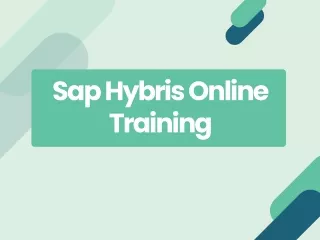 "Boost Your Career with SAP Hybris Online Training – Explore Exciting Possibilit