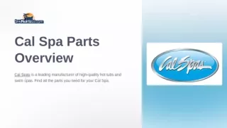 Cal-Spa-Parts