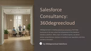 Salesforce Consultancy: 360degreecloud