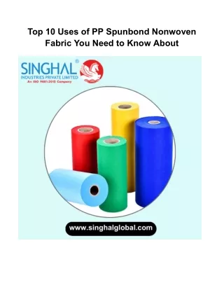 Eco-Friendly Solutions: The Green Benefits of PP Spunbond Nonwoven Fabric