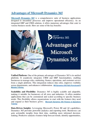 Microsoft Dynamics 365 Course in Hyderabad  | Dynamics365