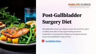 Foods to Eat After Gallbladder Surgery